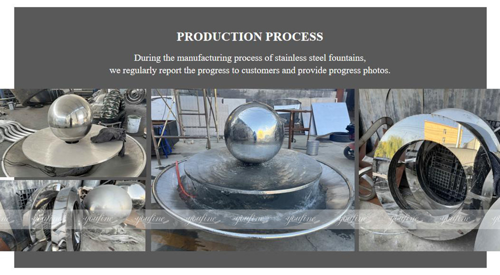 modern fountain production process