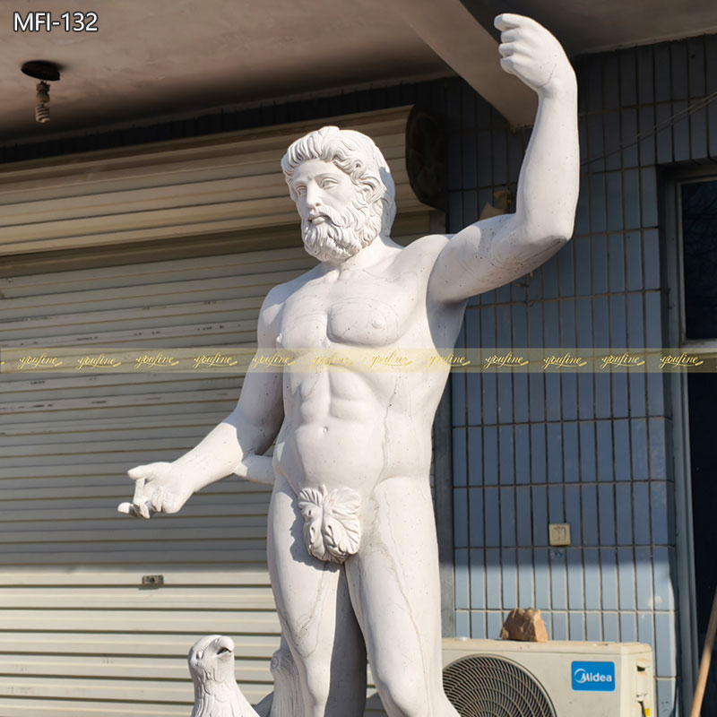 greek marble god zeus statue for Manor