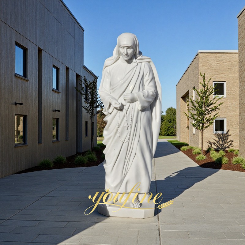 outdoor St. Teresa of Calcutta marble Statue