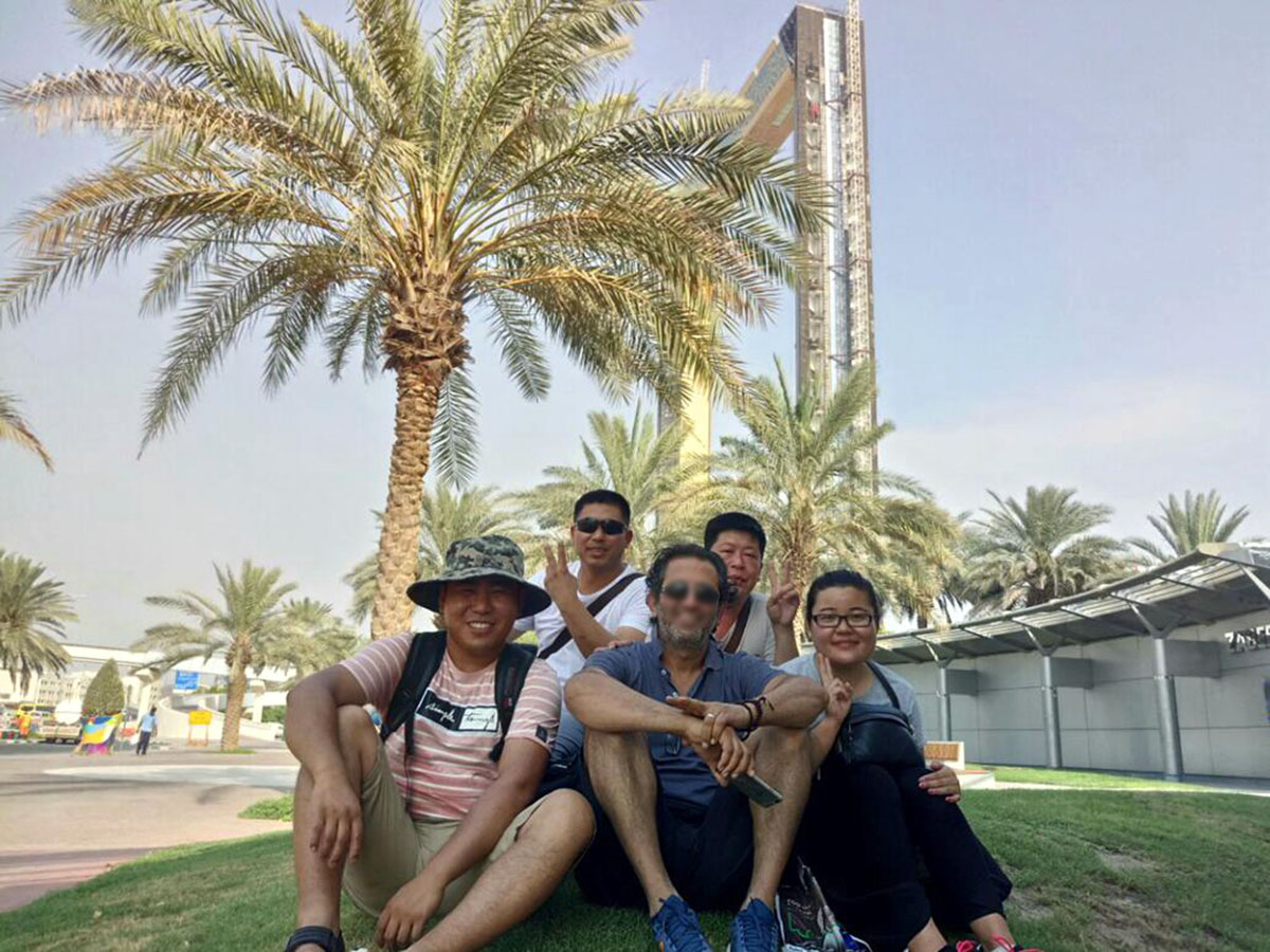 youfine installtion team and artist