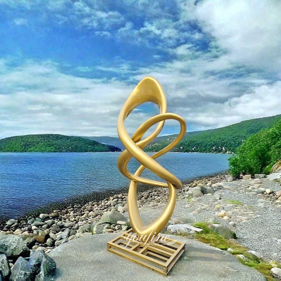 Abstract Bronze Sculpture