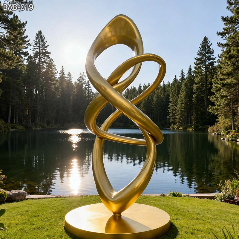 bronze abstract sculpture