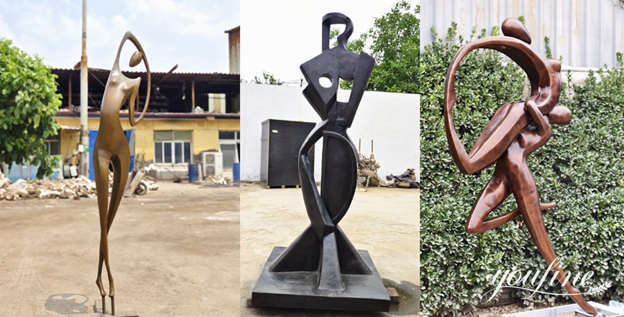 Abstract Man bronze Sculpture