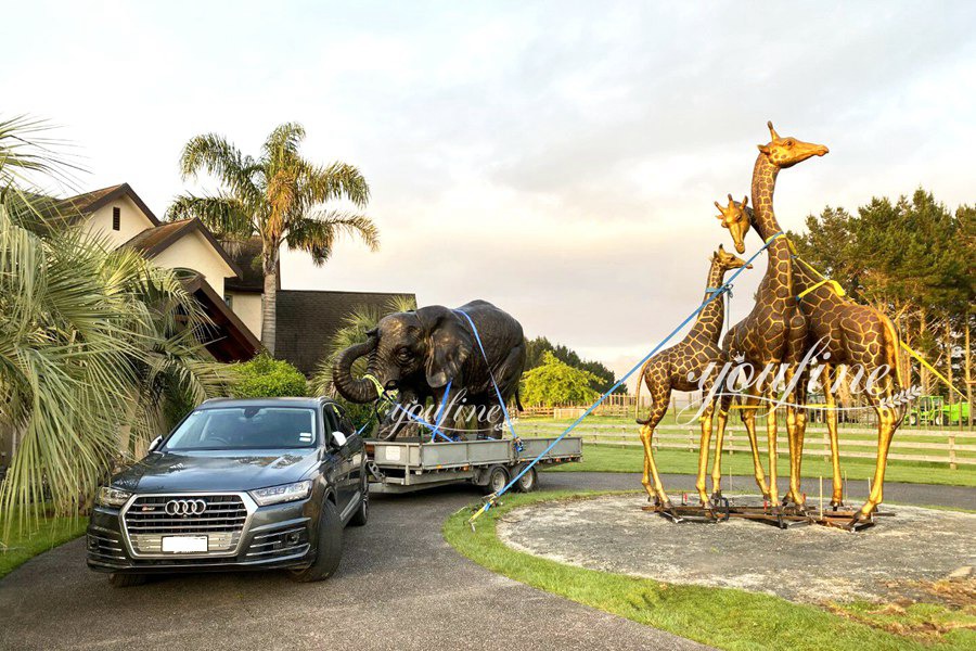 Elephant and Giraffe sculpture feedback