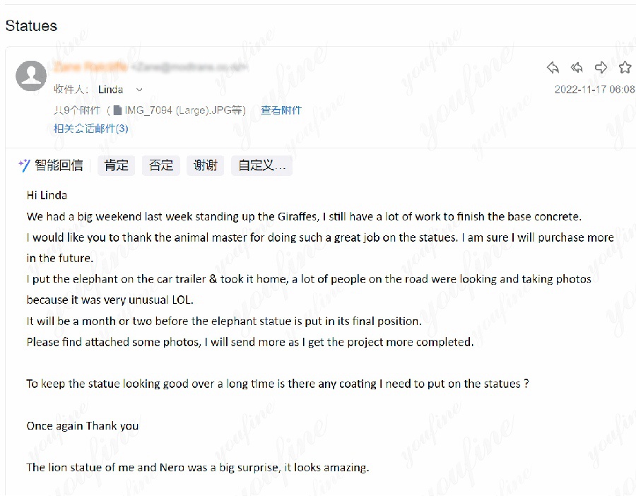 Good reviews from and customers