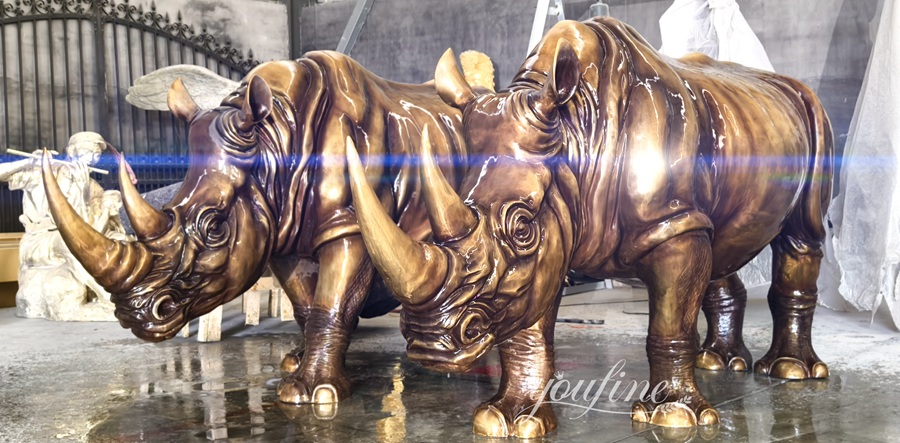 Life Size rhino statue for sale