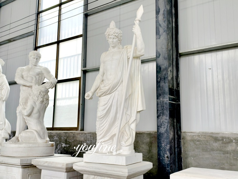 Marble Antinous statue