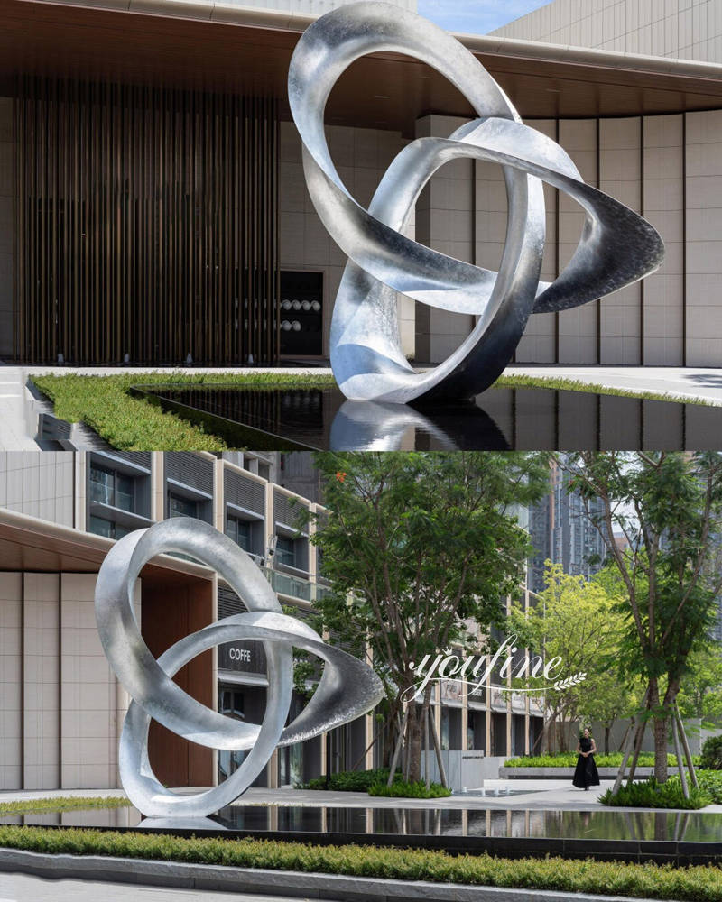 modern abstract metal sculpture