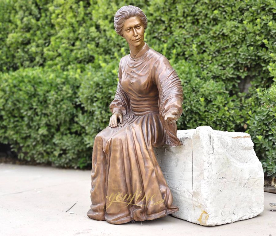 bronze Catherine McAuley sculpture