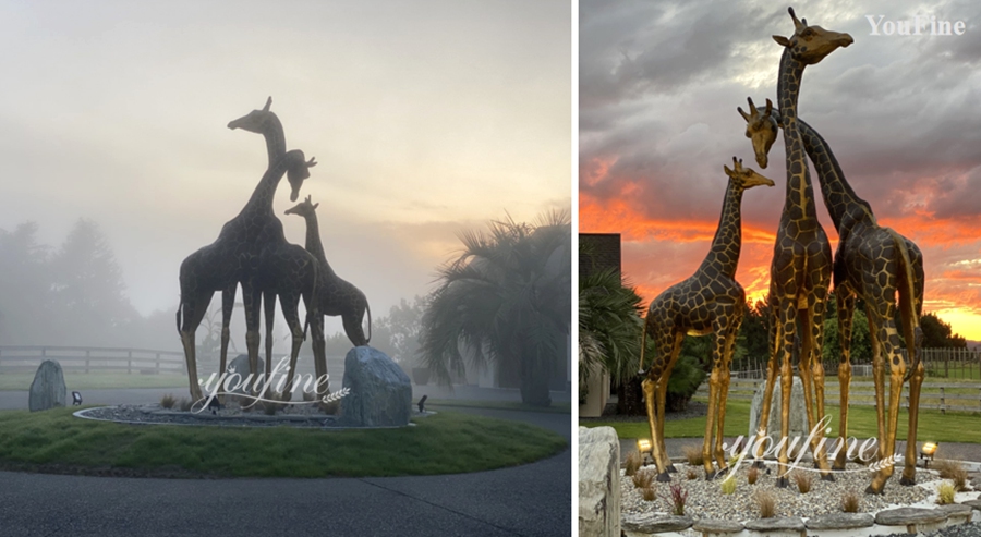 bronze Giraffe sculpture feedback