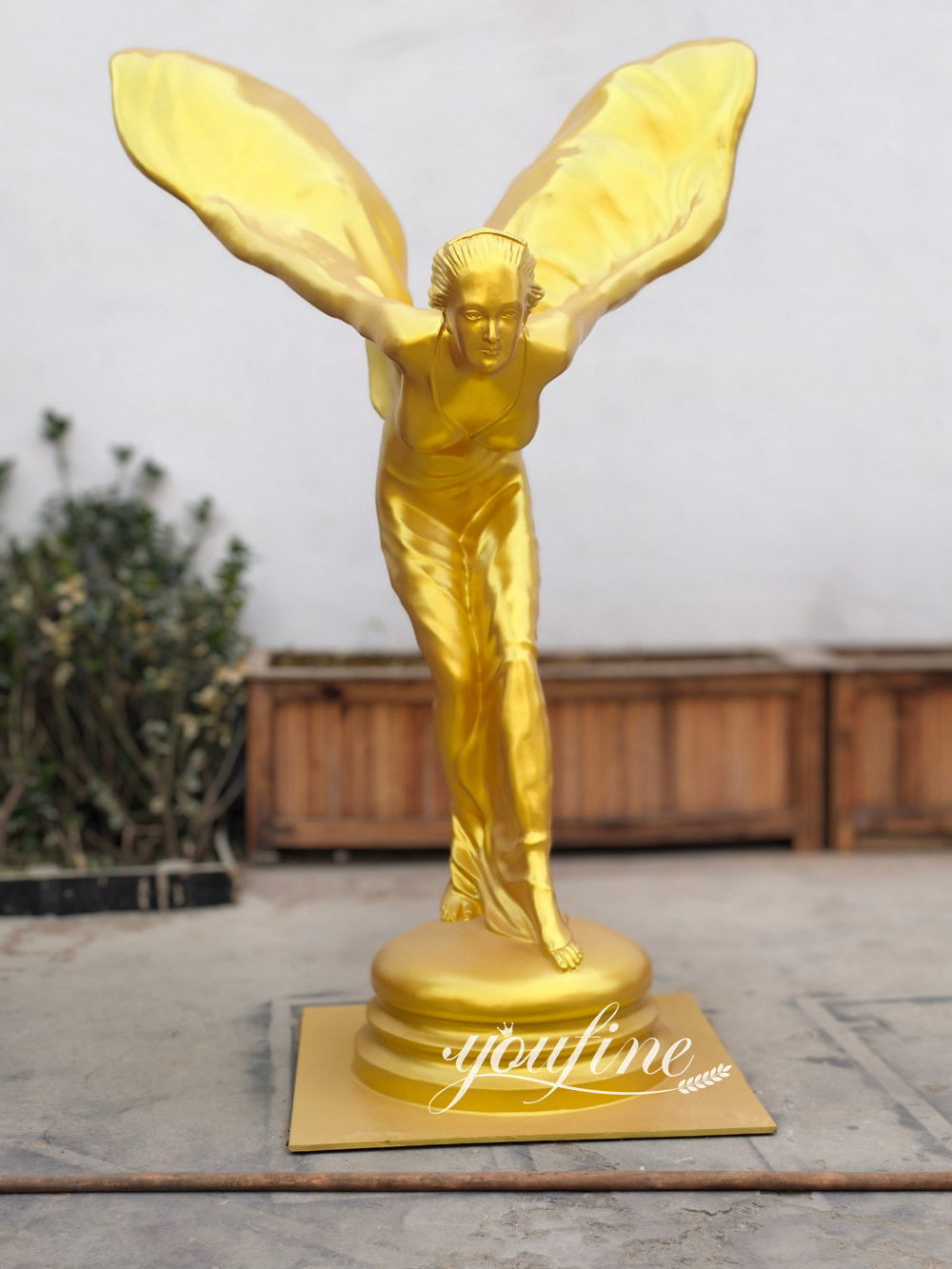 escultura de bronze personalizada de Rolls-Royce