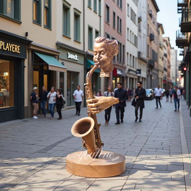 bronze saxophone