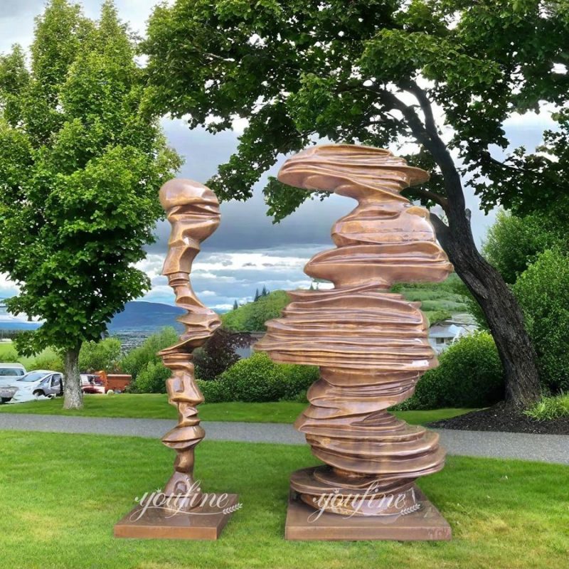 bronze tornado Sculpture art