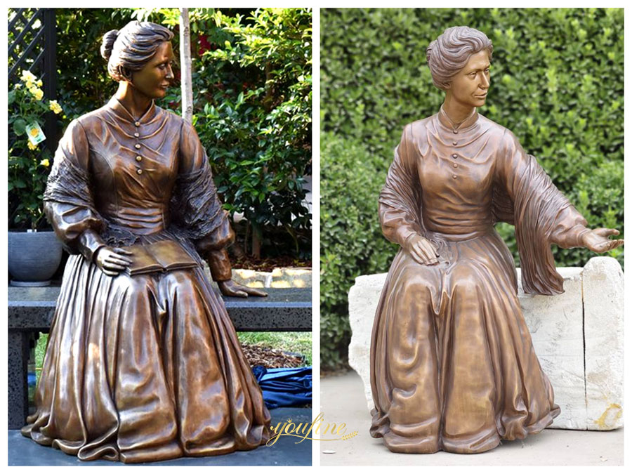 church sitting Catherine McAuley statue art