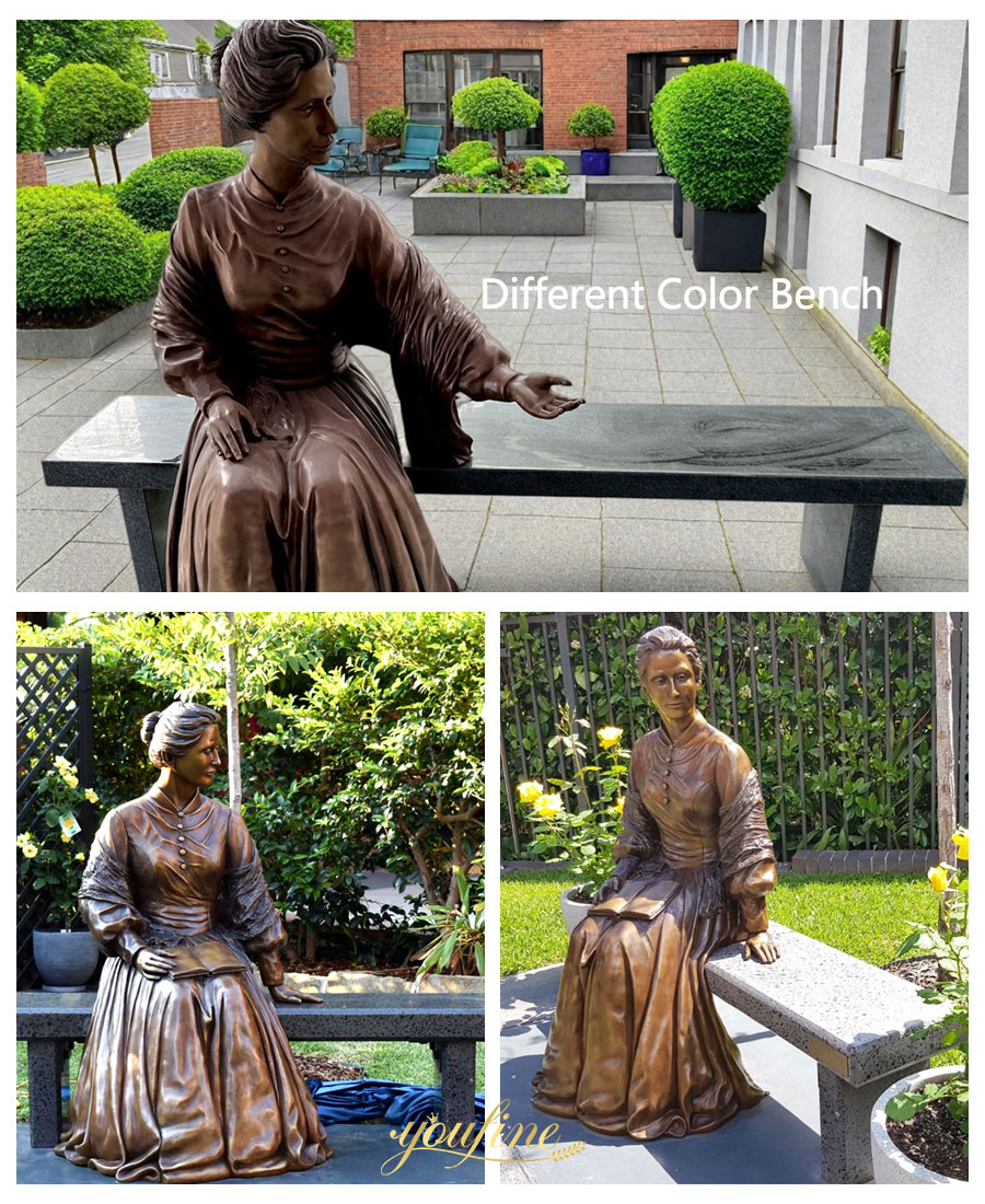 church sitting Catherine McAuley statue