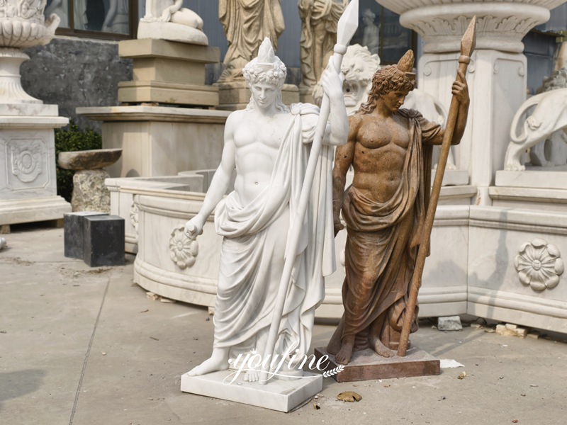 classic Marble Statue of Antinous