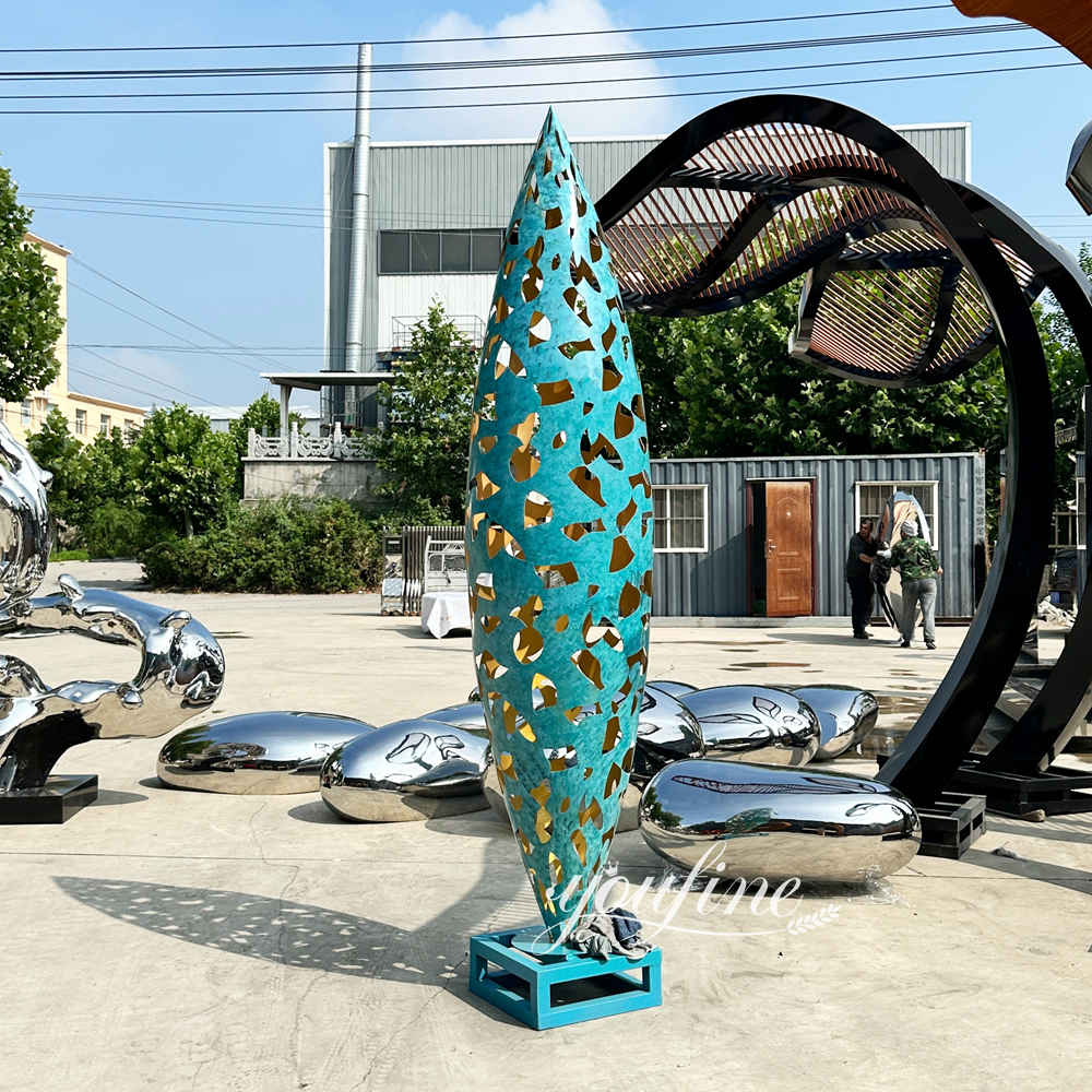 completed contemporary art sculpture