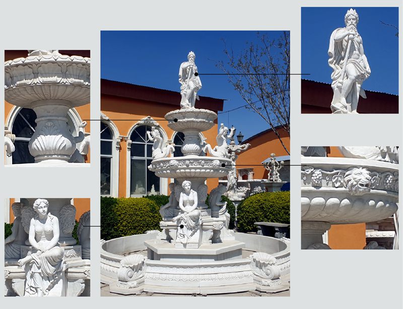 marble fountain details