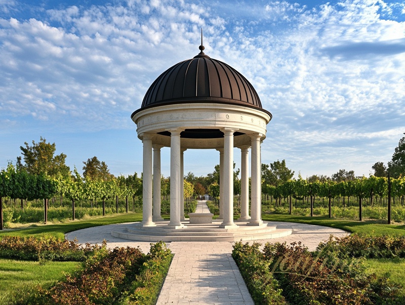 large marble gazebo