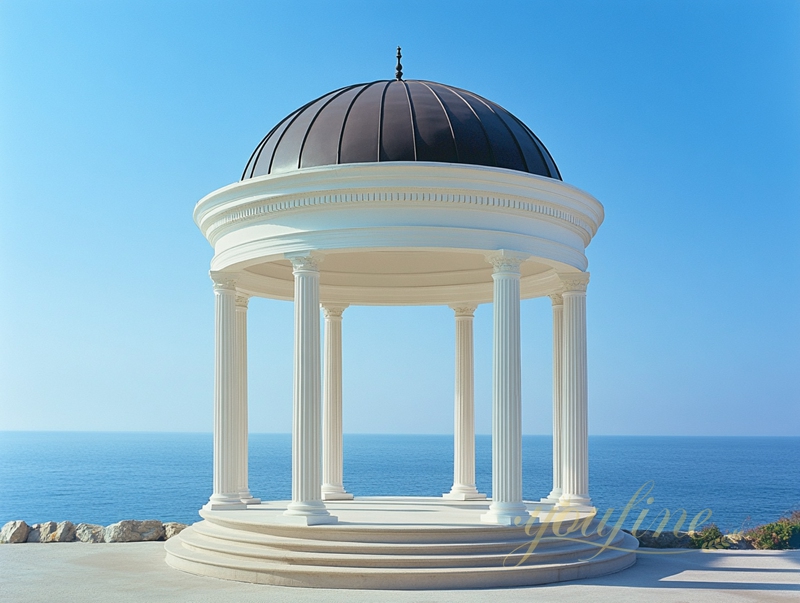 seaside marble gazebo
