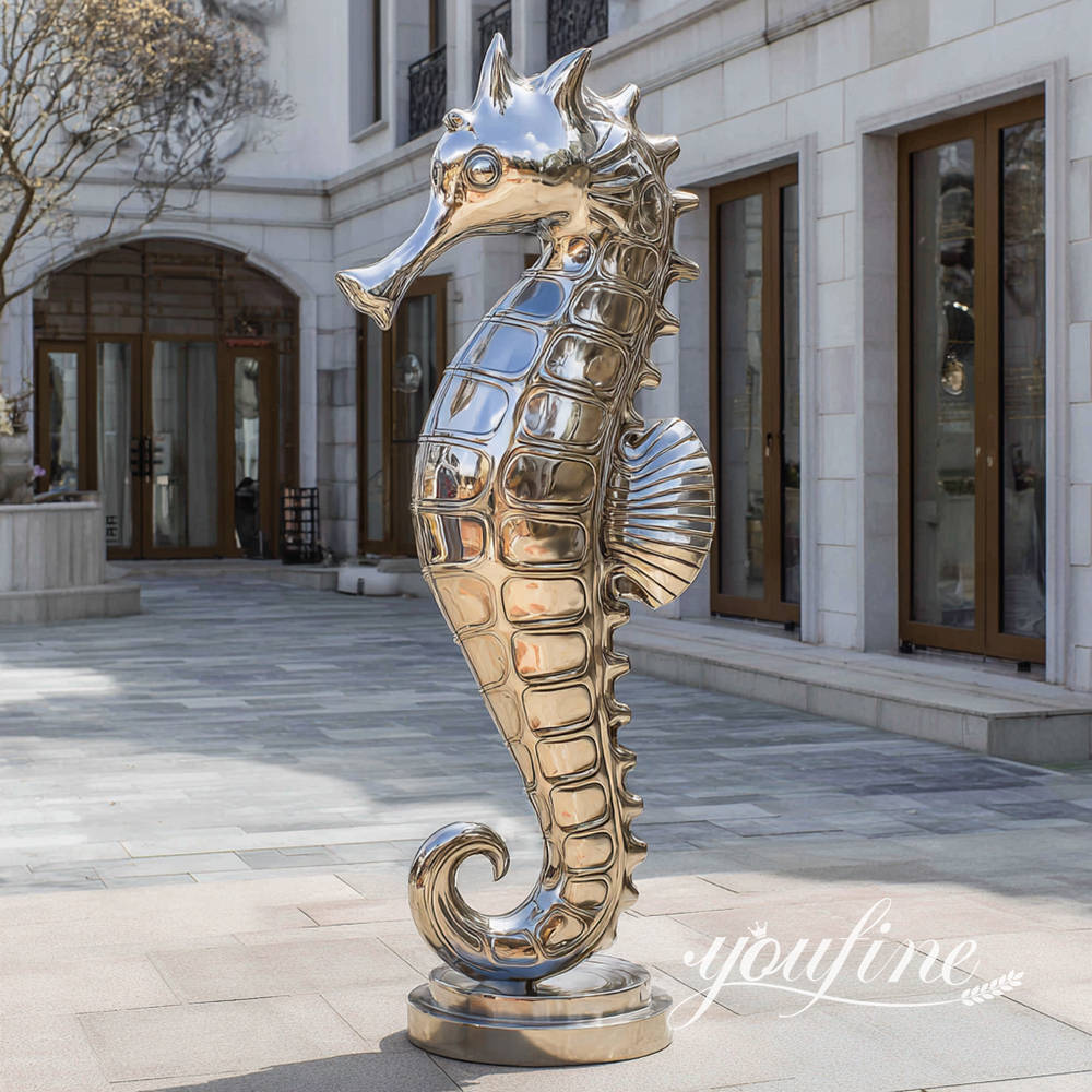 decorative seahorse sculpture