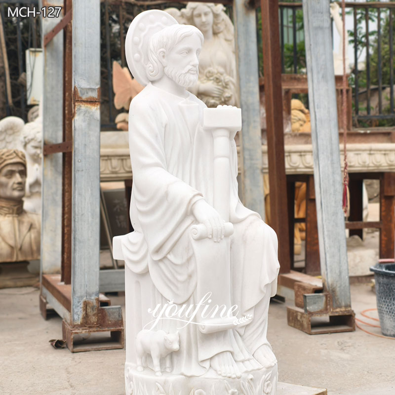 marble St. Anthony the Great statue