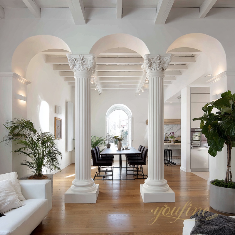 How to Incorporate Marble Columns Into Modern Interior Design