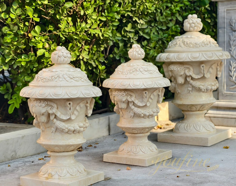 high quality Classic Beige Stone Planter