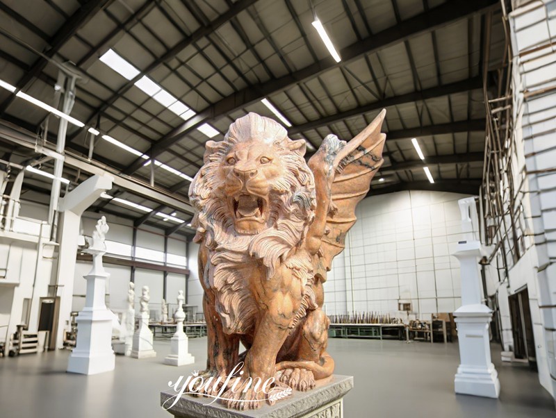 Lion Statue with Wing