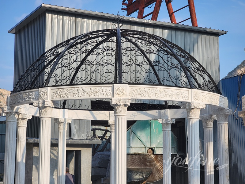 high quality Partial detail of the marble pavilion