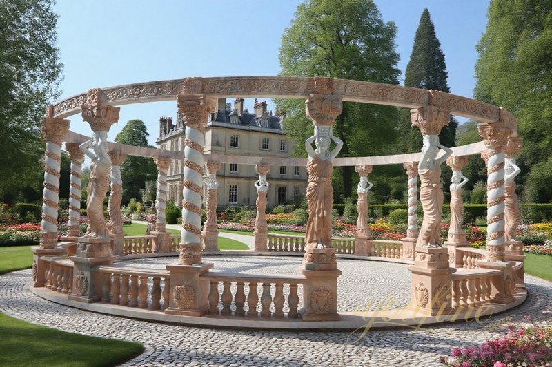 large Rosetta Marble Pavilion