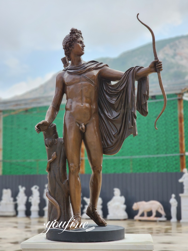 bronze Apollo Belvedere statue