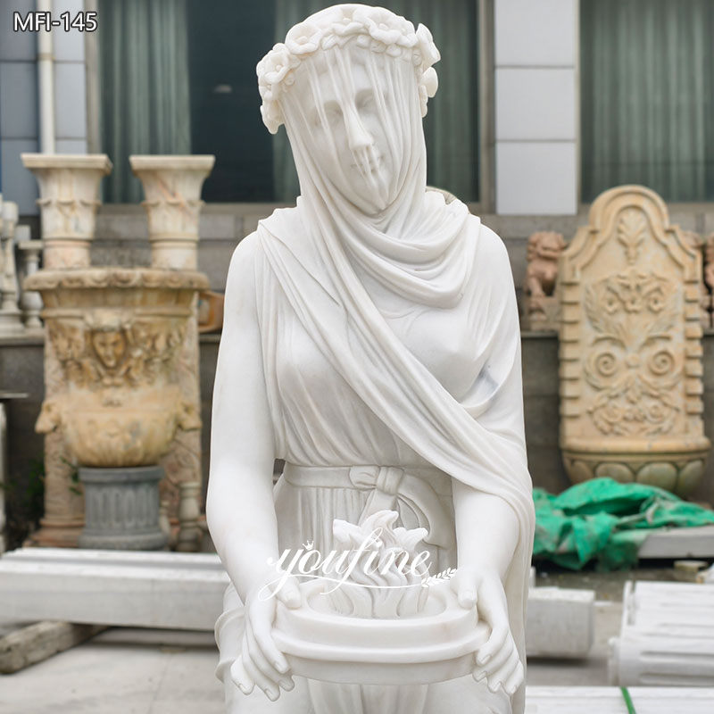 famous marble Veiled Vestal