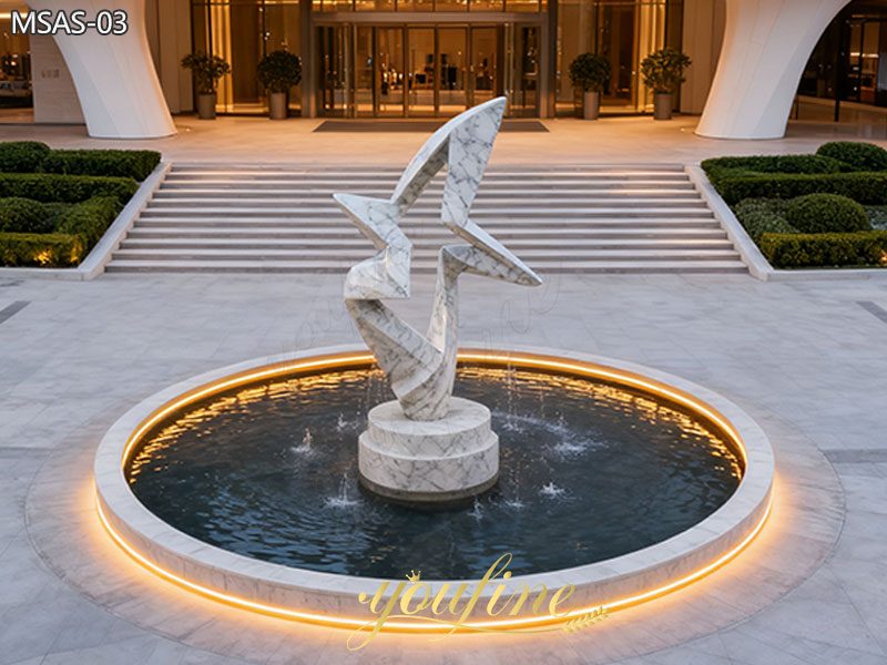 gray stone abstract sculpture