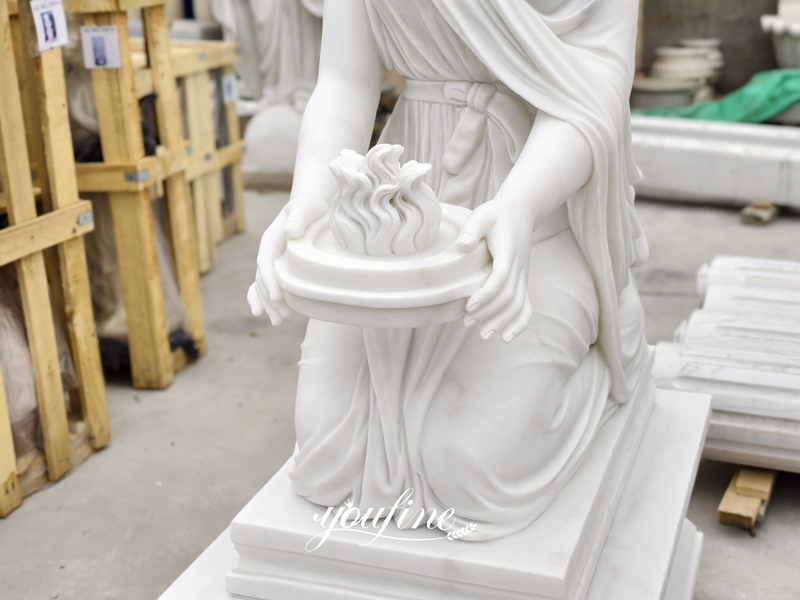 Veiled Vestal Statue replica detail