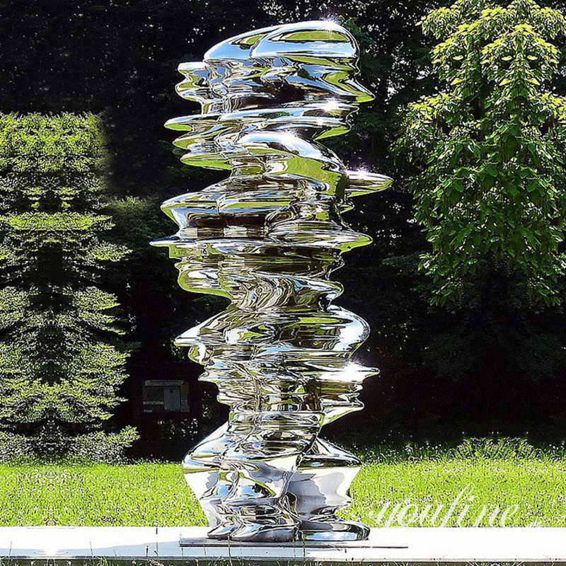 metal tornado sculpture details