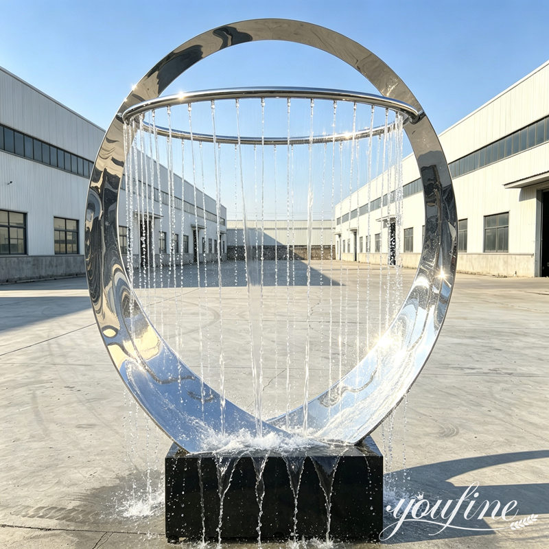 moderne fonteinsculptuur water testen bij YouFine Fabriek