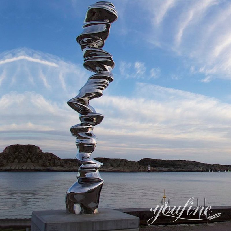 outdoor tornado sculpture