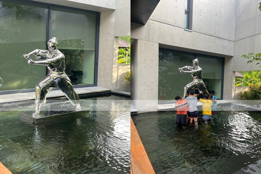 martial art sculpture feedback