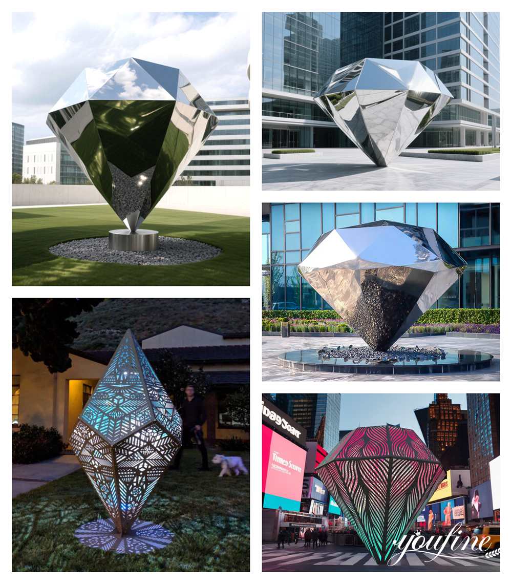 various application sites of diamond sculpture