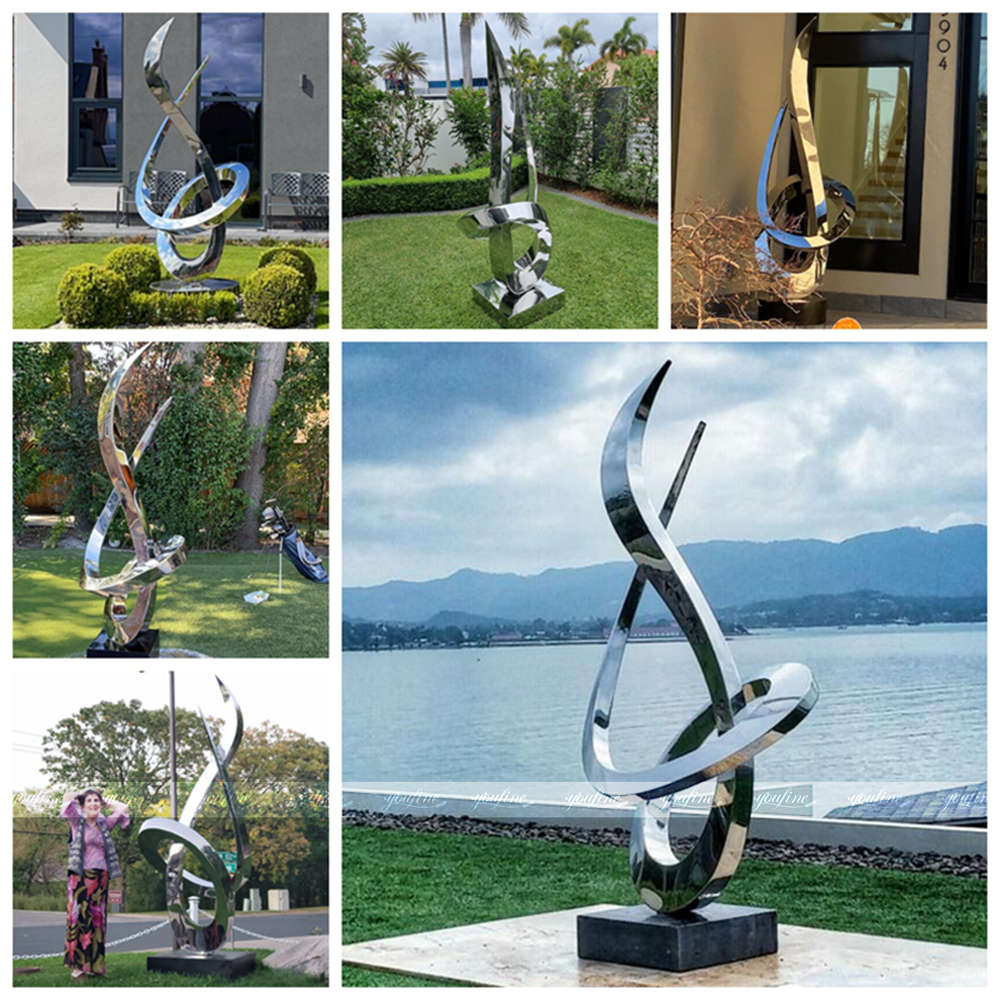 stainless steel growth sculptures