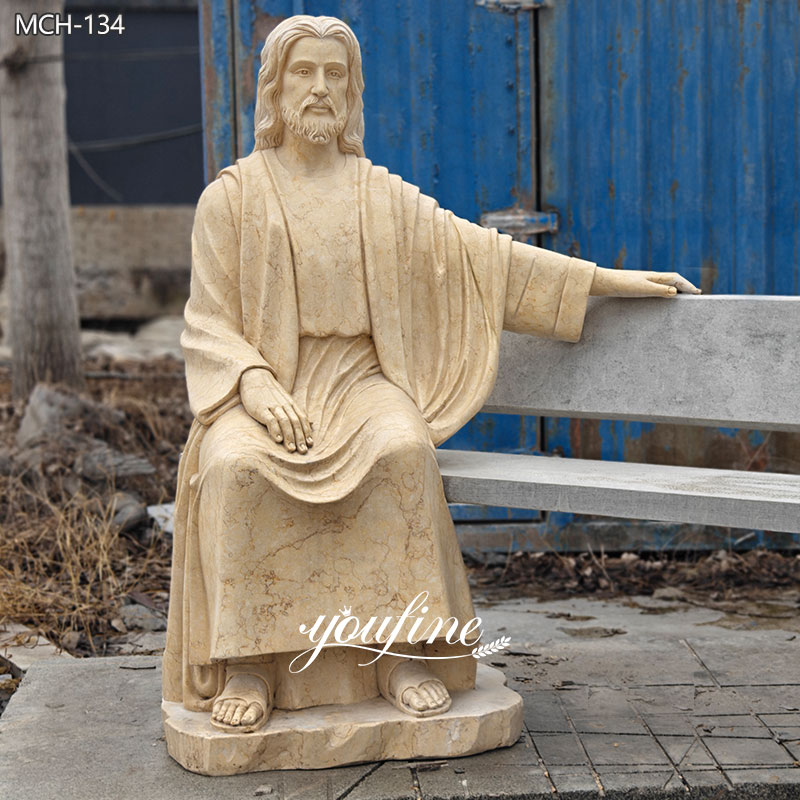 Marble Jesus statue