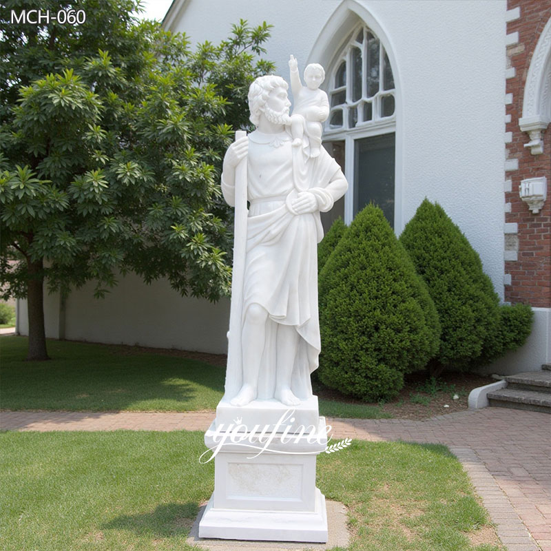 St Christopher Statue detail