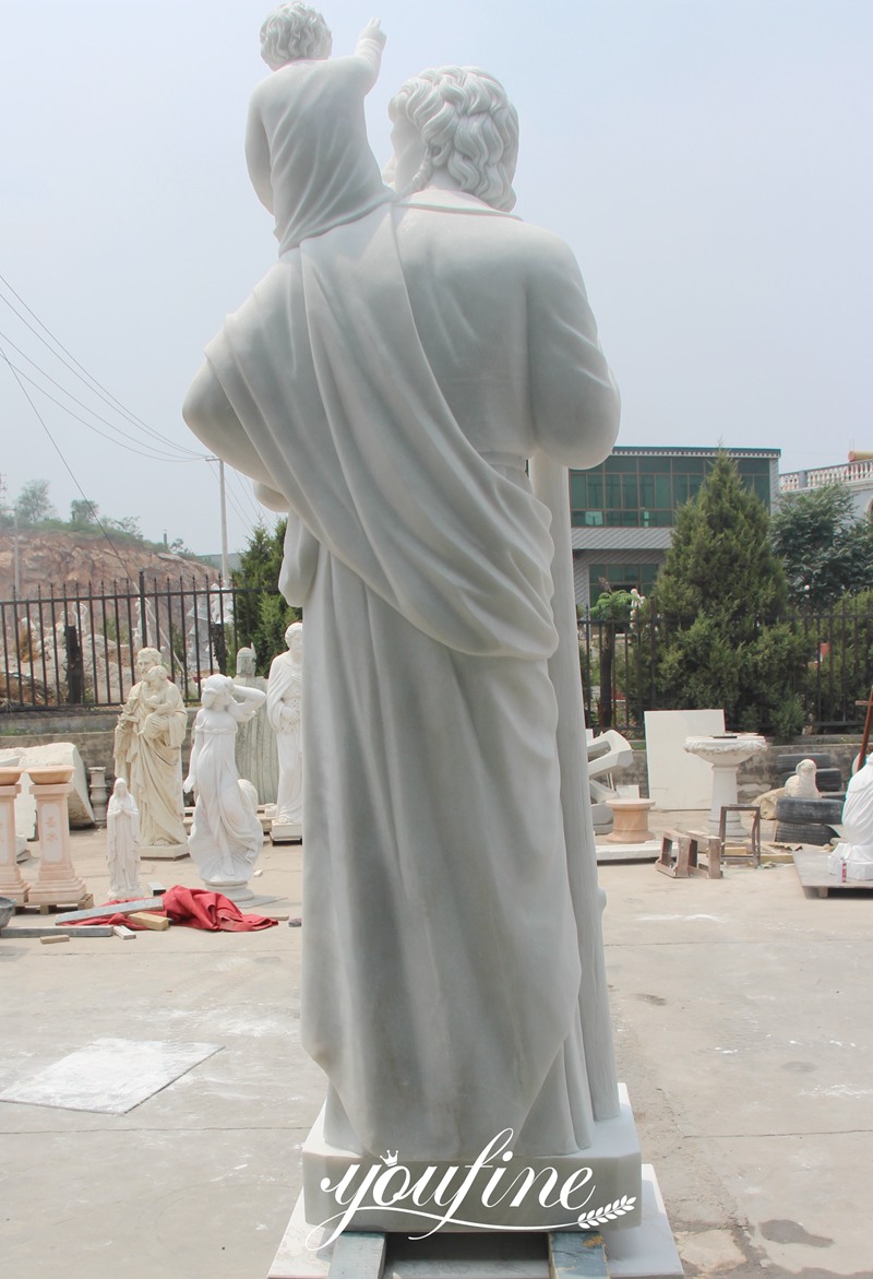 St Christopher Statue from back