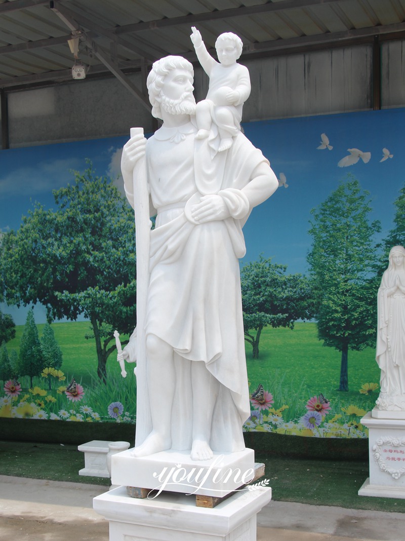 Marble St Christopher Statue for outdoor