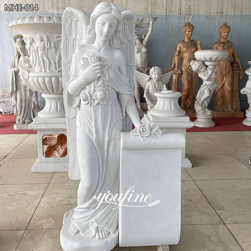 Standing Angel Headstone