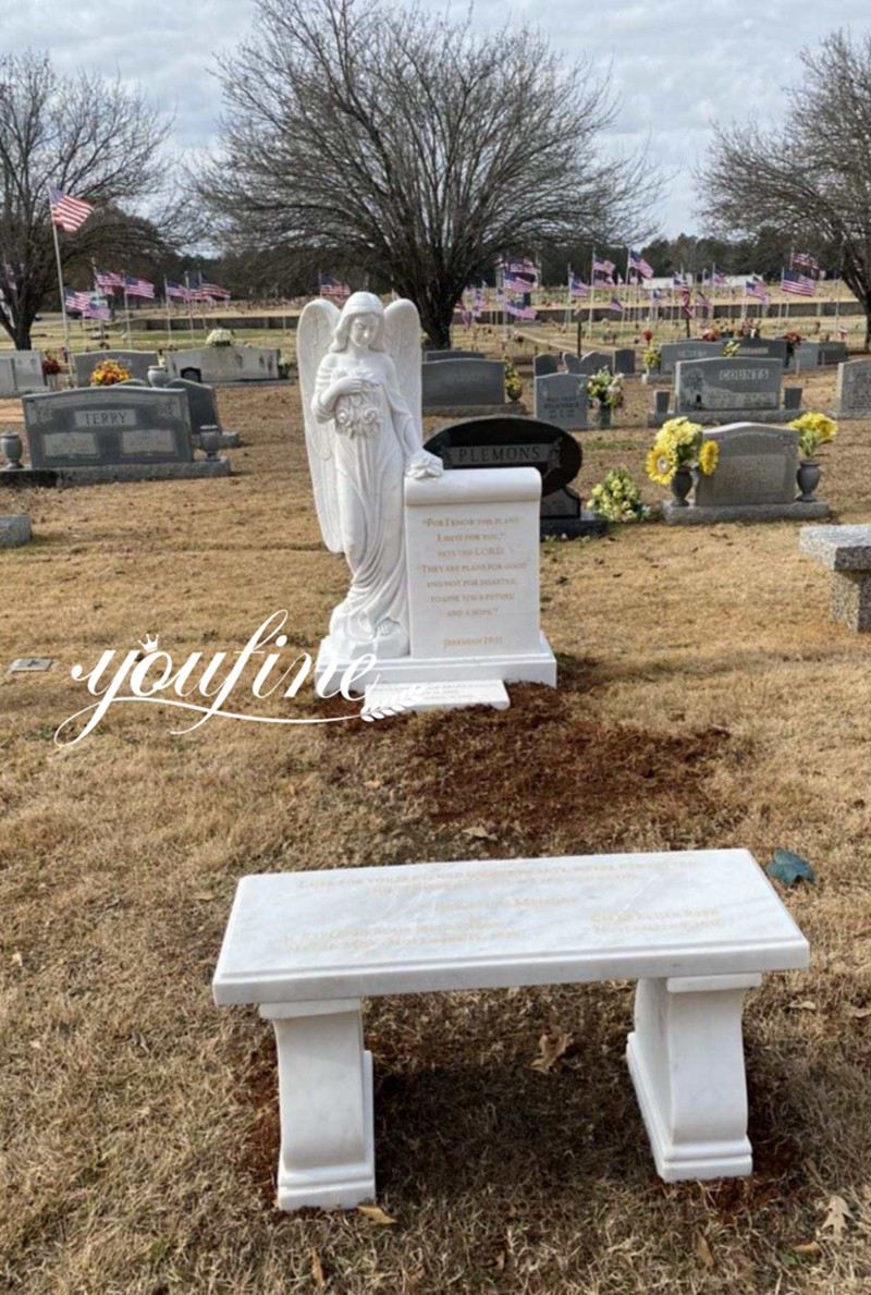 Standing Angel marble Headstone feedback