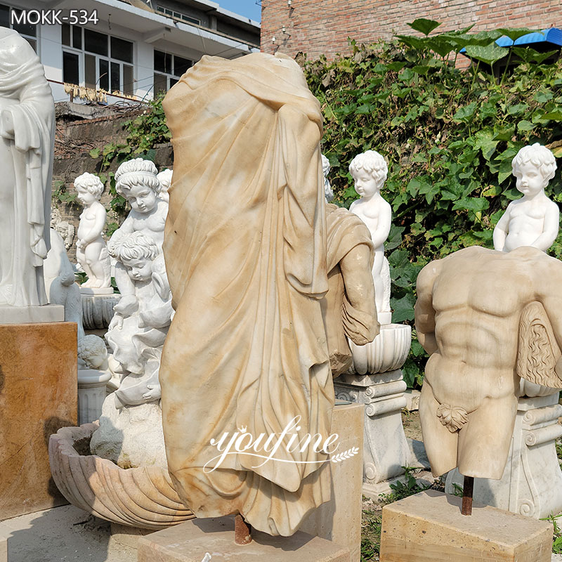 Torso marble sculpture