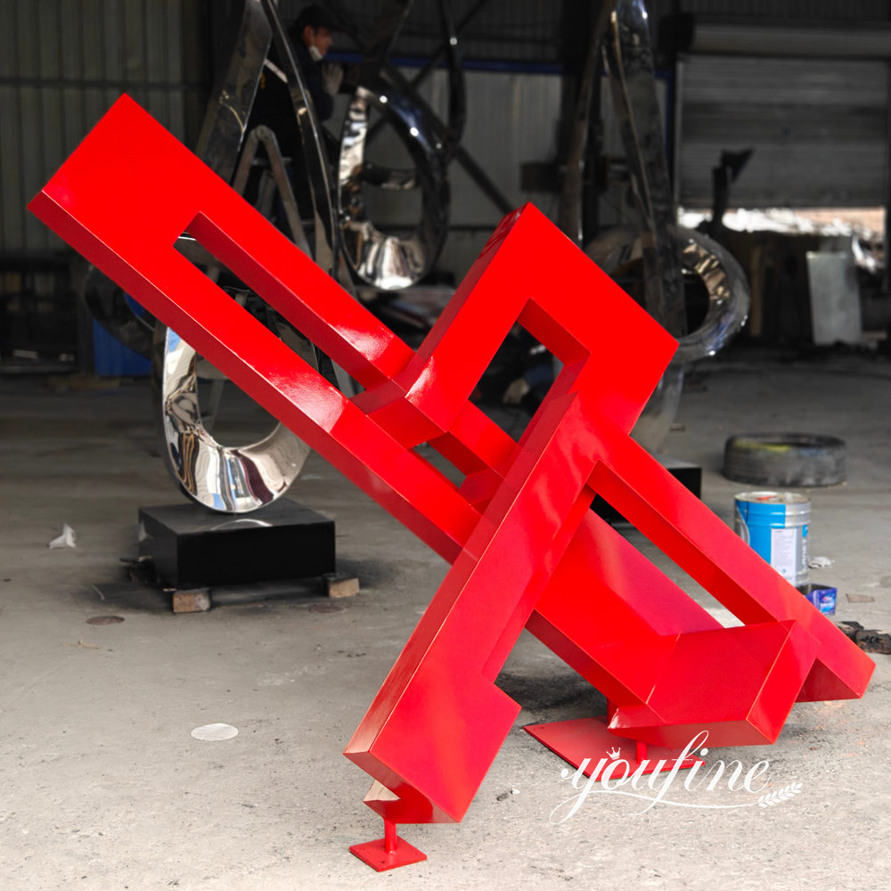 modern metal sculpture