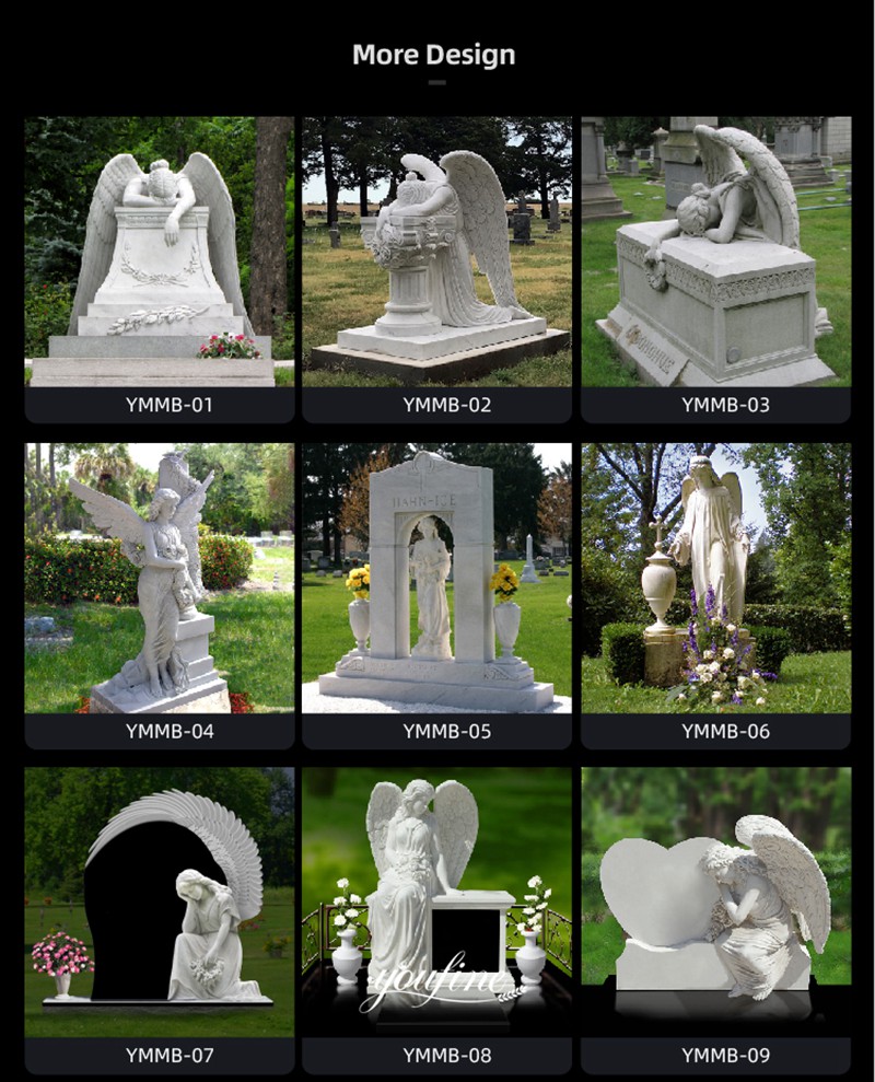 more Marble Standing Angel